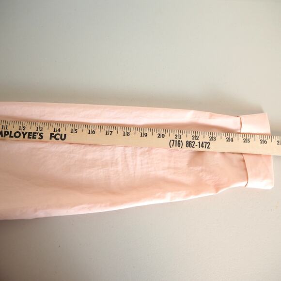 Philharmonie by Grace Womens Peplum Blouse Sz Large Made in Italy Designer Pink - Picture 6 of 8